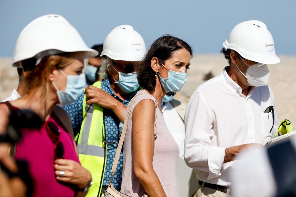 Visita a las obras del Parador de Turismo de Ibiza