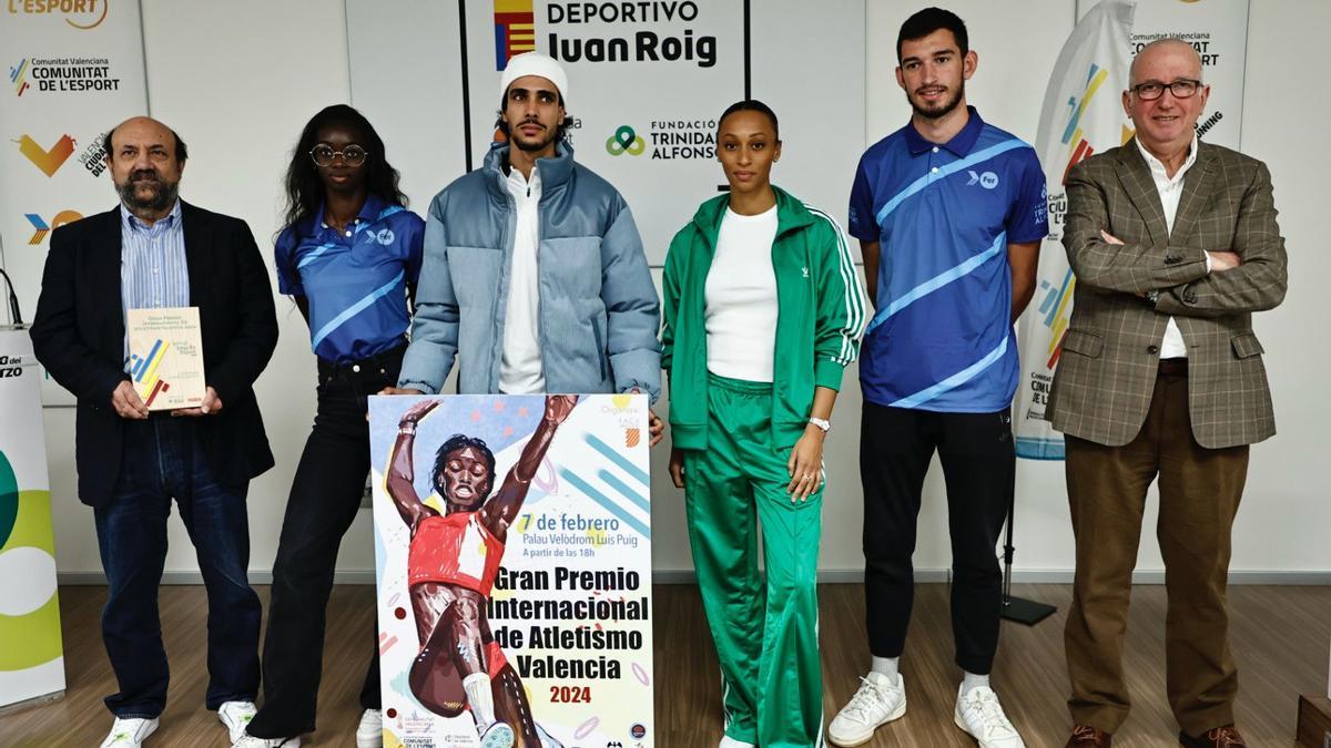 El GP Ciudad de Valencia presentó a sus atletas