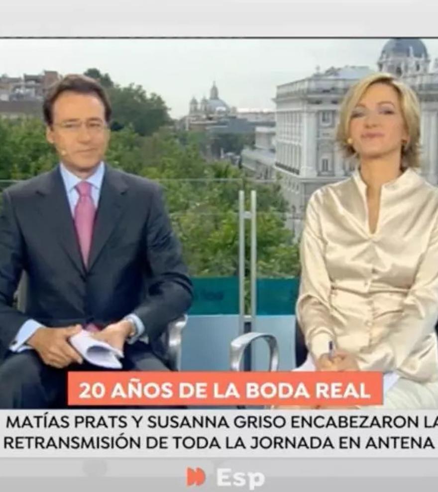 Matías Prats y Susanna Griso recuerdan la petición que Antena 3 les hizo antes de la boda de los Reyes