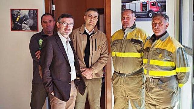 Trabajadores de la Comarca Forestal de Aliste.