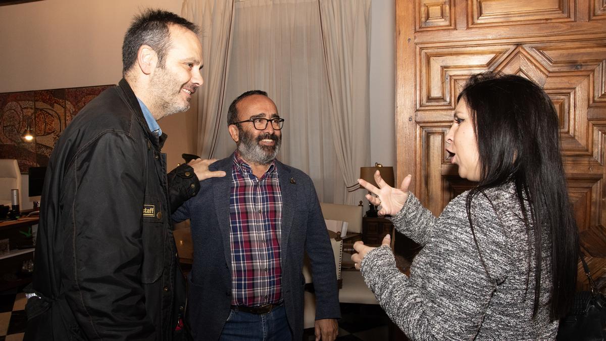 José Manuel Cercas y Miguel Ángel Morales.