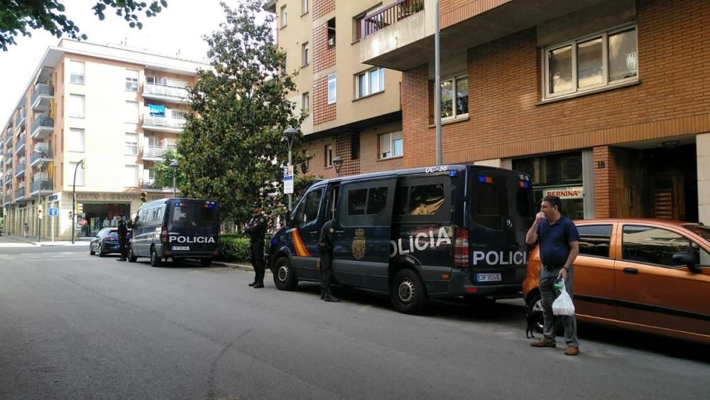 Registre policial a la Fundació Plataforma Educativa de Girona