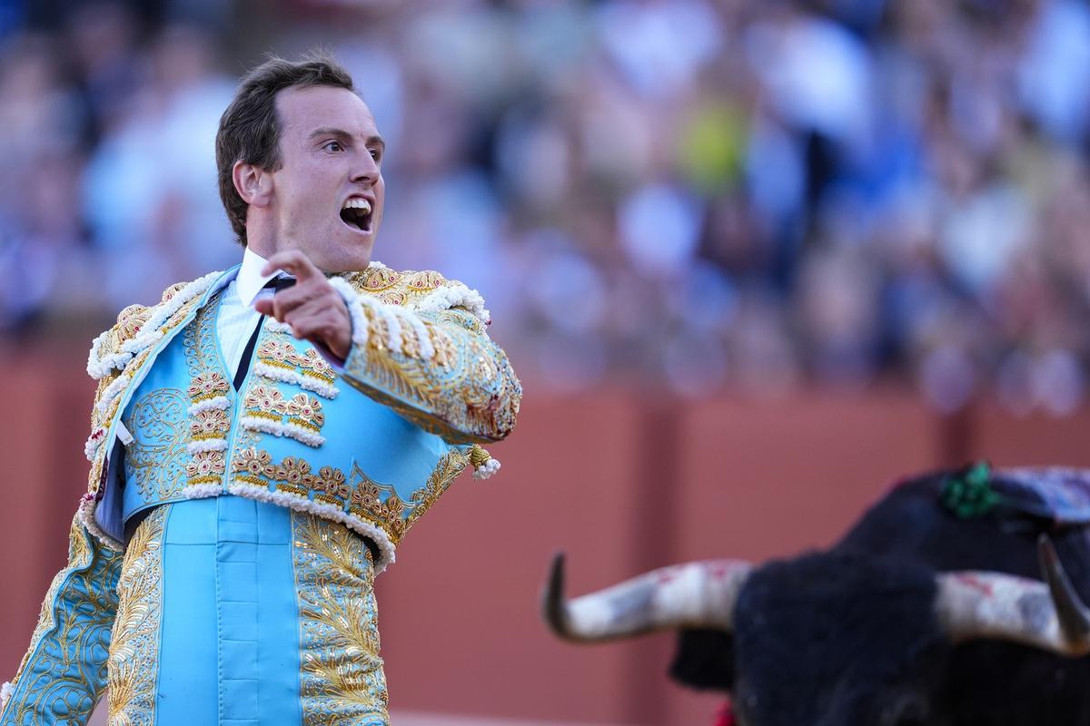 El torero Román Collado, este domingo en la Feria de Abril de Sevilla