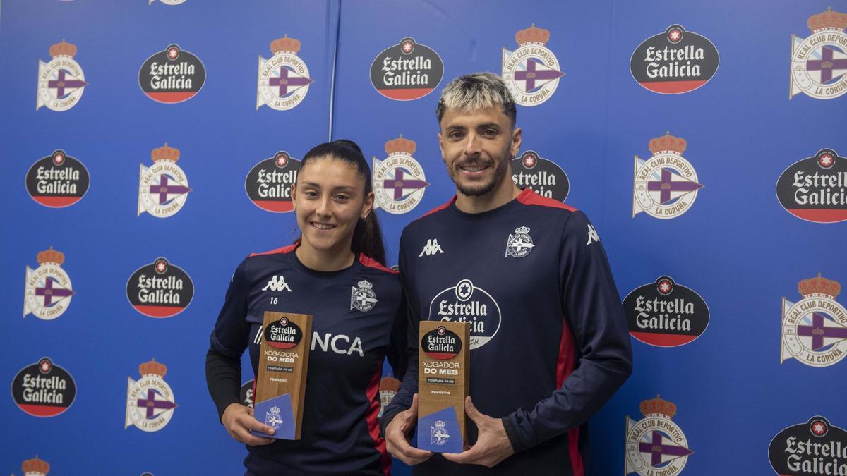 Olaya y Ximo Navarro, premios Estrella Galicia de febrero