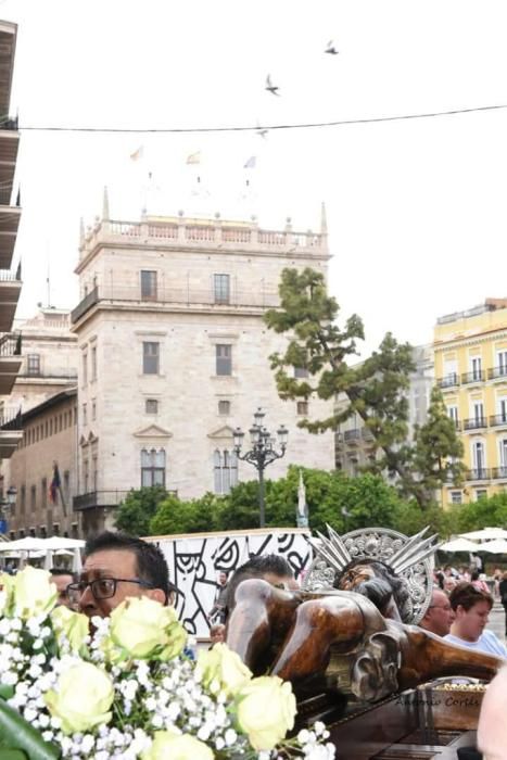 El Cristo del Grao visita la Basílica