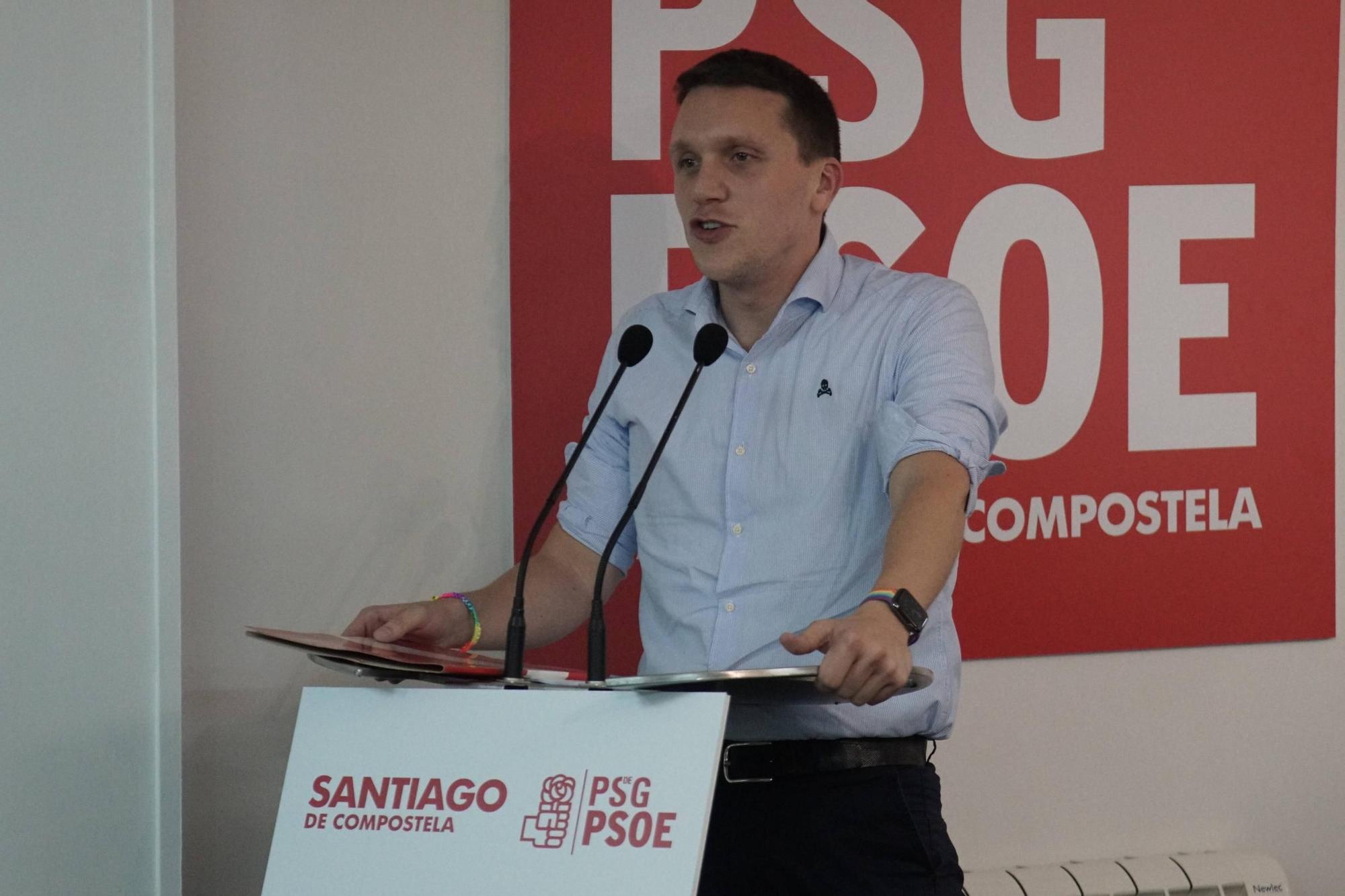 Asamblea de la agrupación socialista de Santiago para la elección del nuevo secretario xeral local