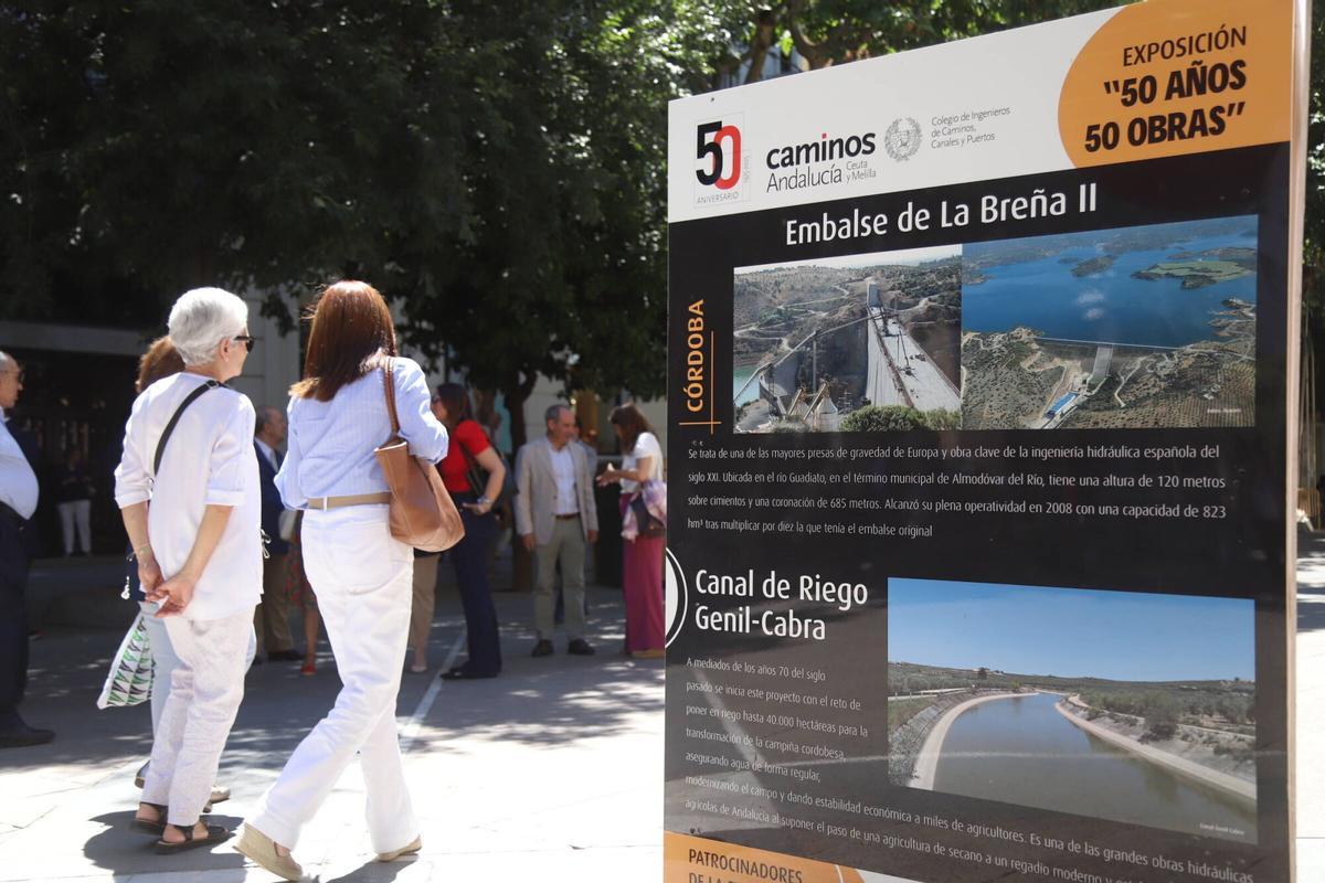 El Colegio de Ingenieros de Caminos inaugura una exposición en el Bulevar
