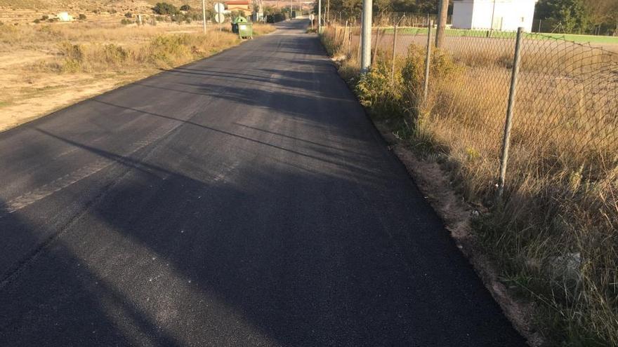 Camino del centro polideportivo.