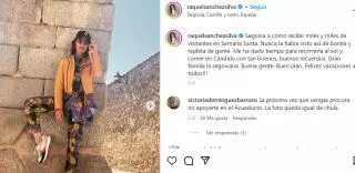 El Ayuntamiento de Segovia no multará a la presentadora Sánchez Silva por apoyarse en el acueducto