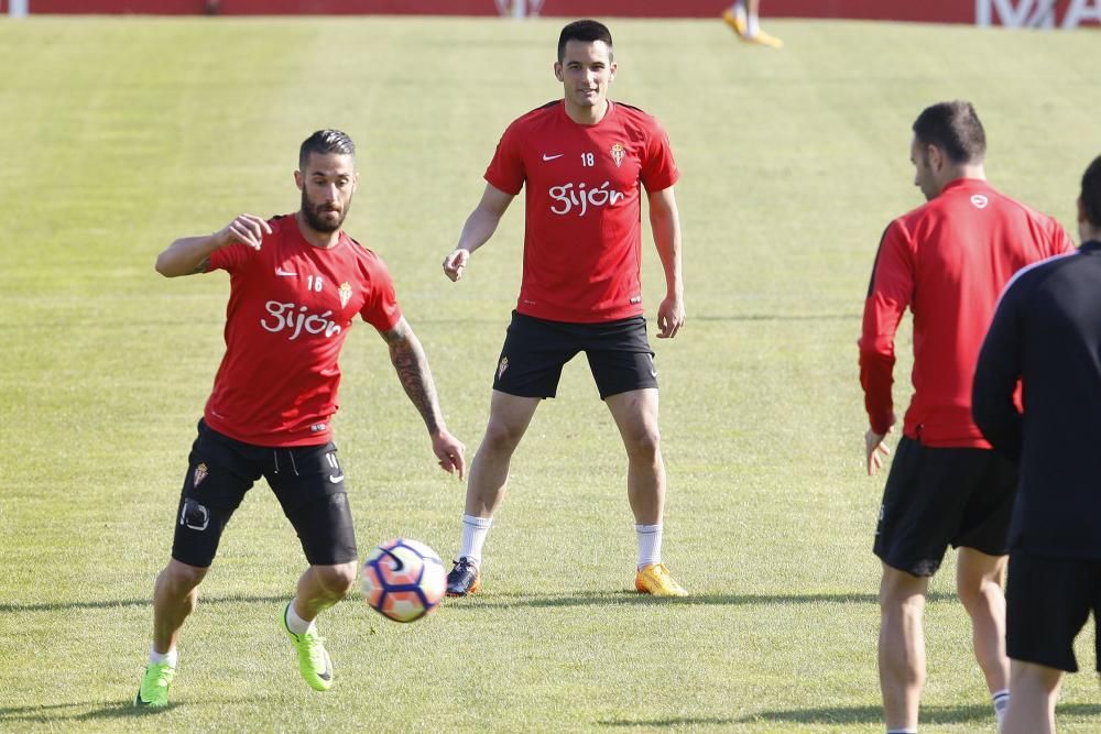 Entrenamiento del Sporting