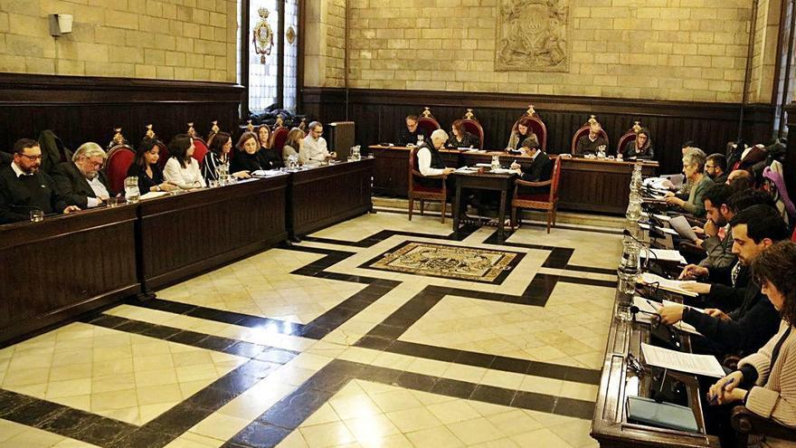 Un ple de l&#039;Ajuntament de Girona.