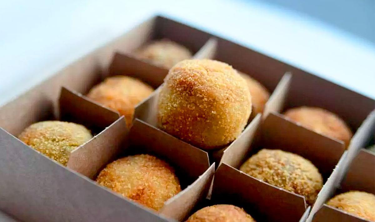 Variedad de más de 30 croquetas en este restaurante de Sevilla.