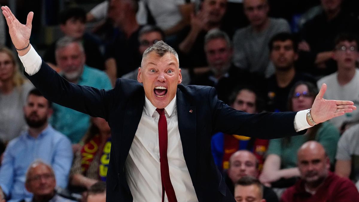 Jasikevicius durante el partido del Palau ante el Madrid