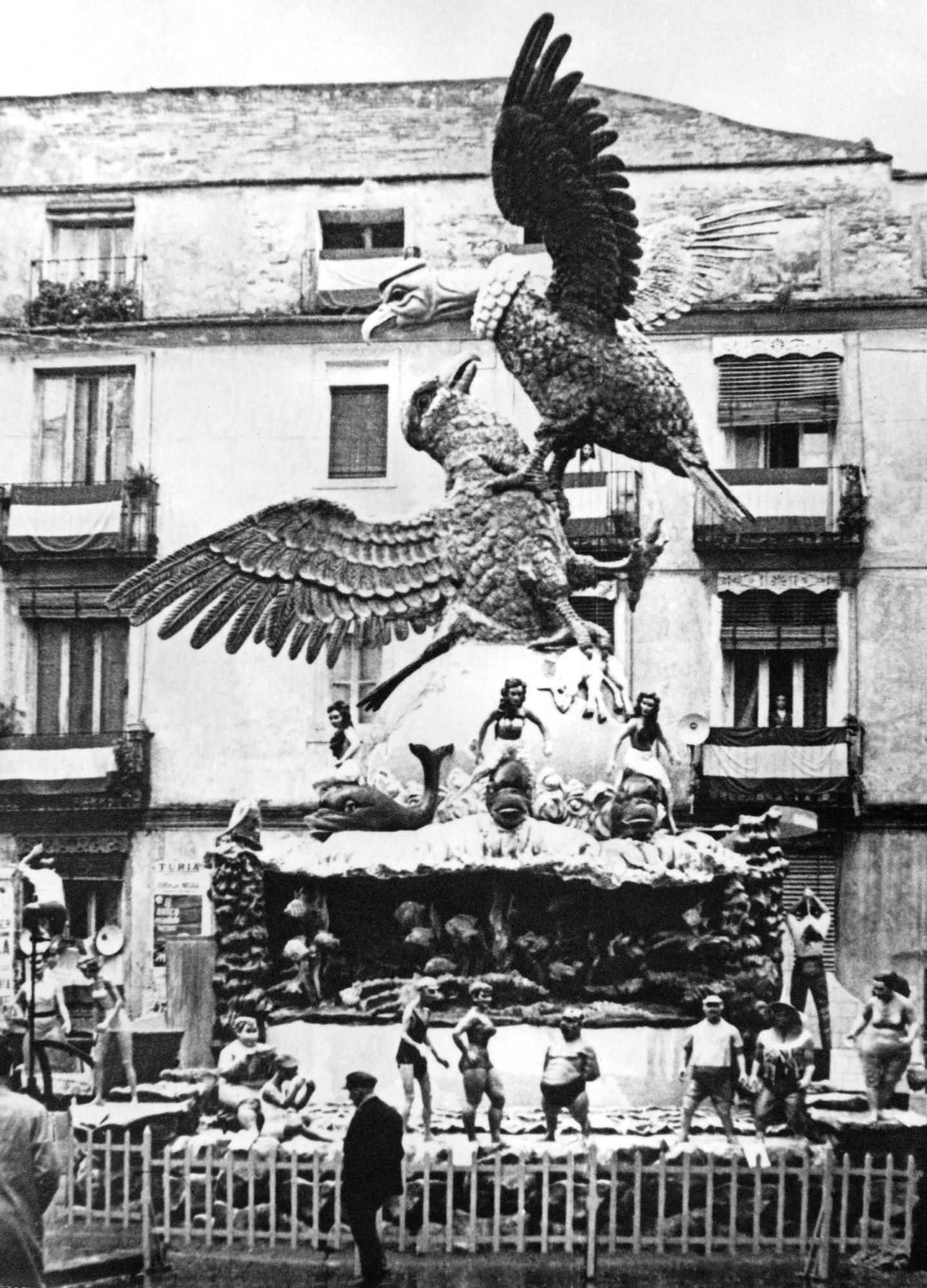 Primera falla del Pilar en Especial, de 1959.