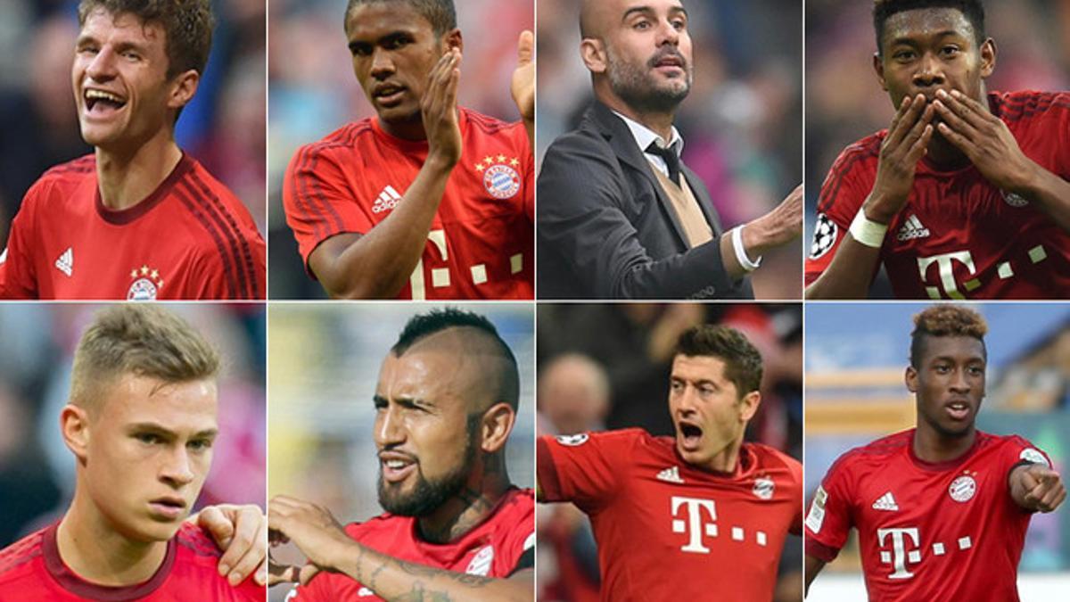 El Bayern de Múnich tiene una gran cantidad de opciones de juego en su plantilla