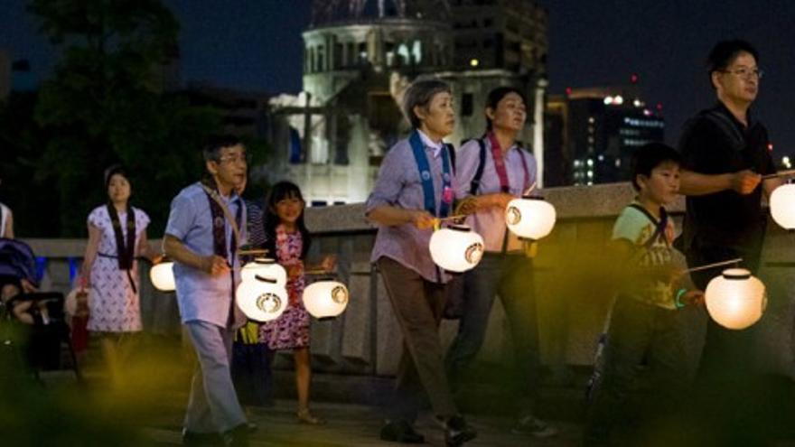 Homenaje en Hiroshima 70 años después de la tragedia