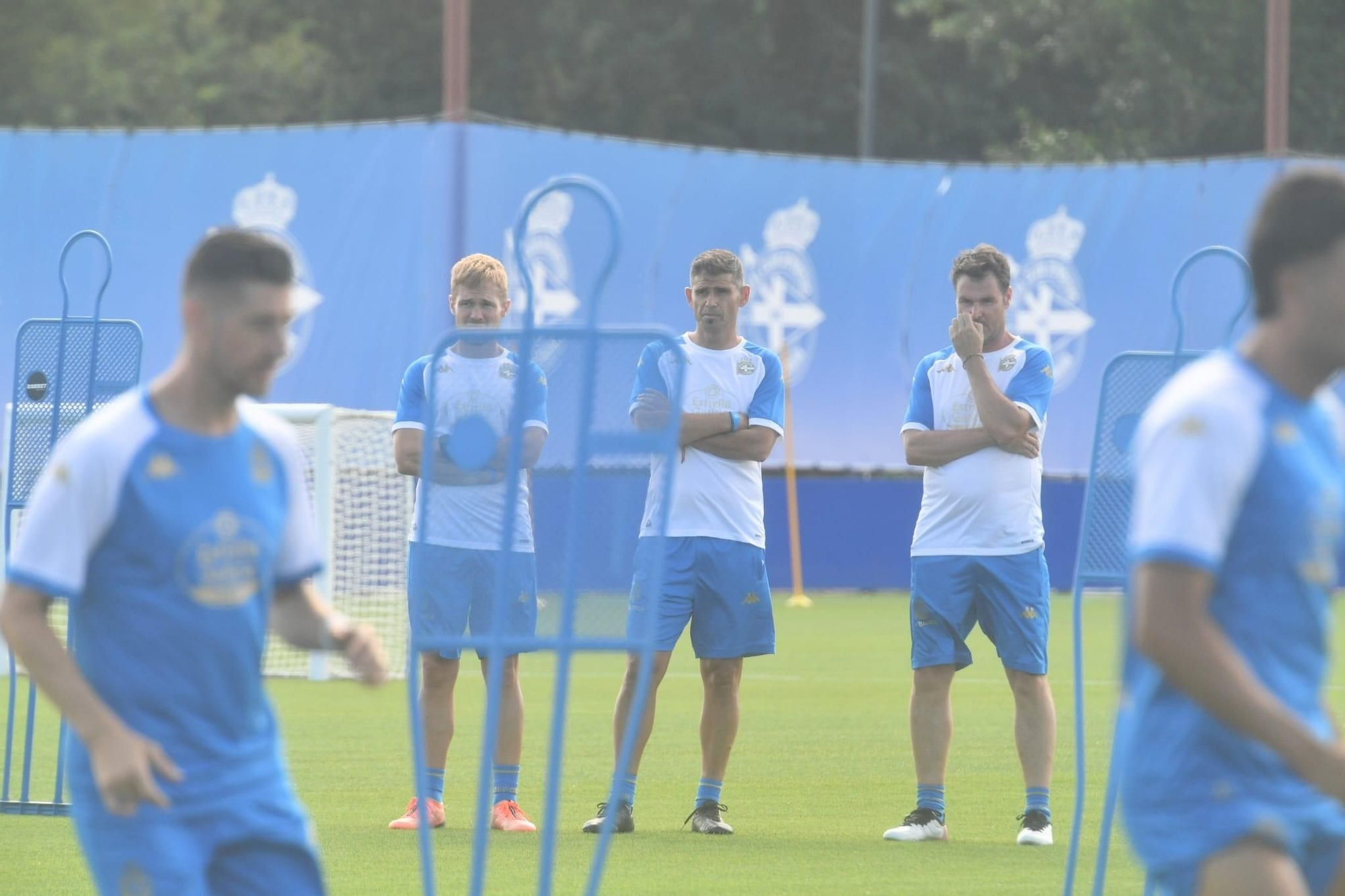 Primer entrenamiento bajo las órdenes de Antonio Hidalgo