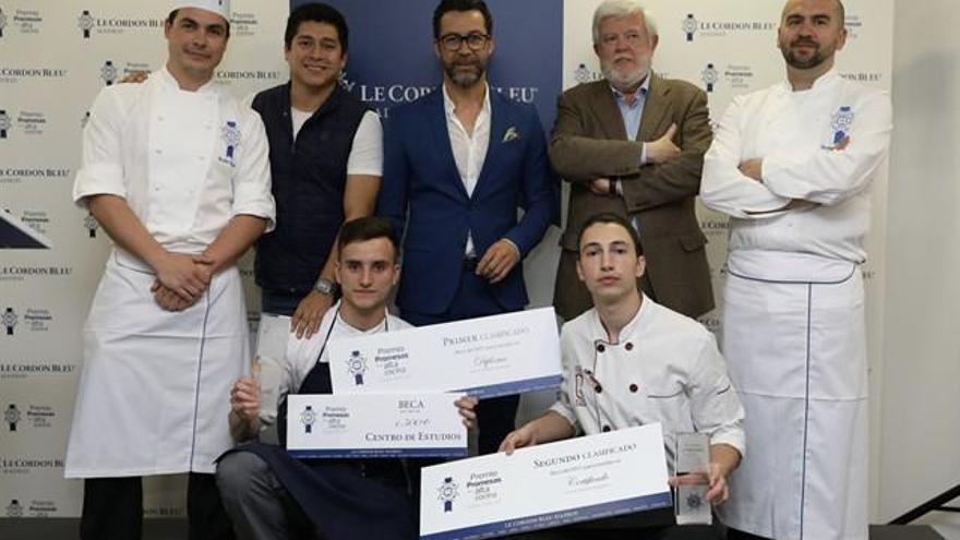 Los finalistas del año pasado del V Premio Promesas de la alta cocina.