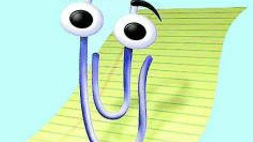 Clippy, el antiguo asistente de Microsoft.