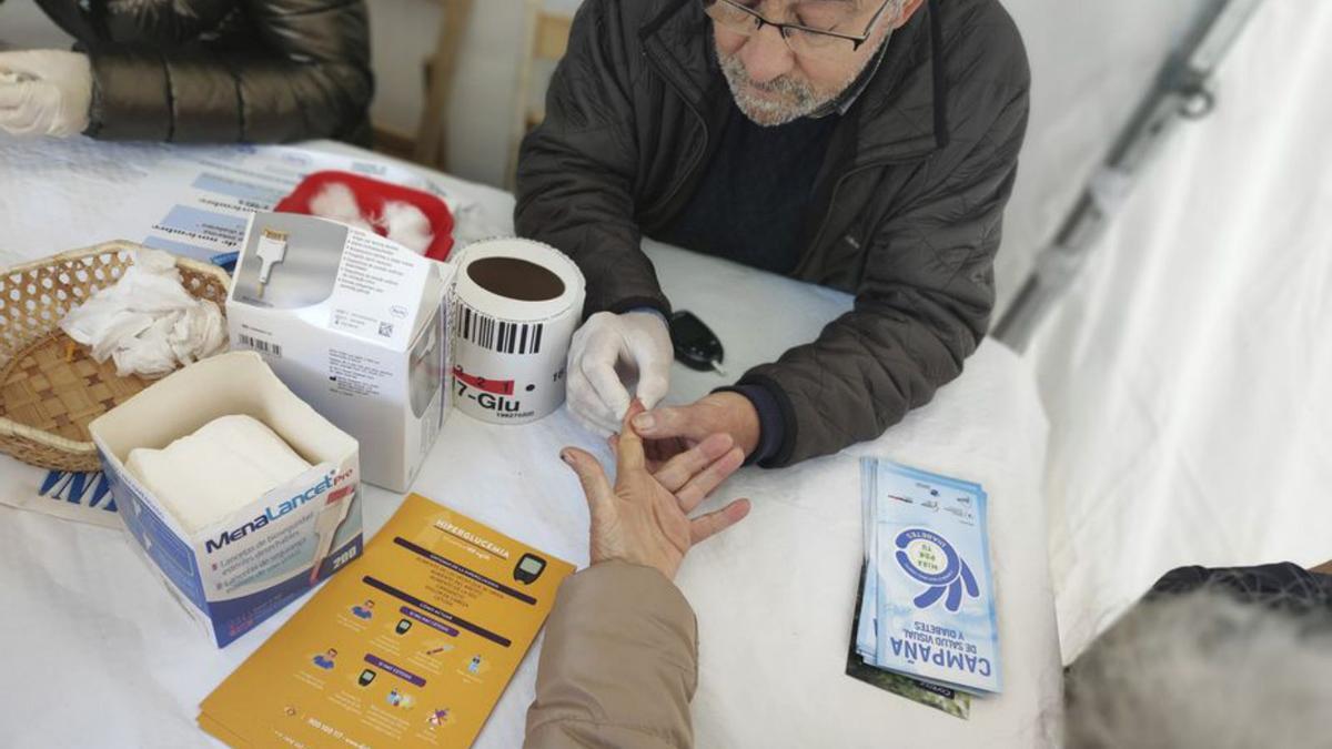 Una jornada de detección precoz de diabetes, en Benavente.