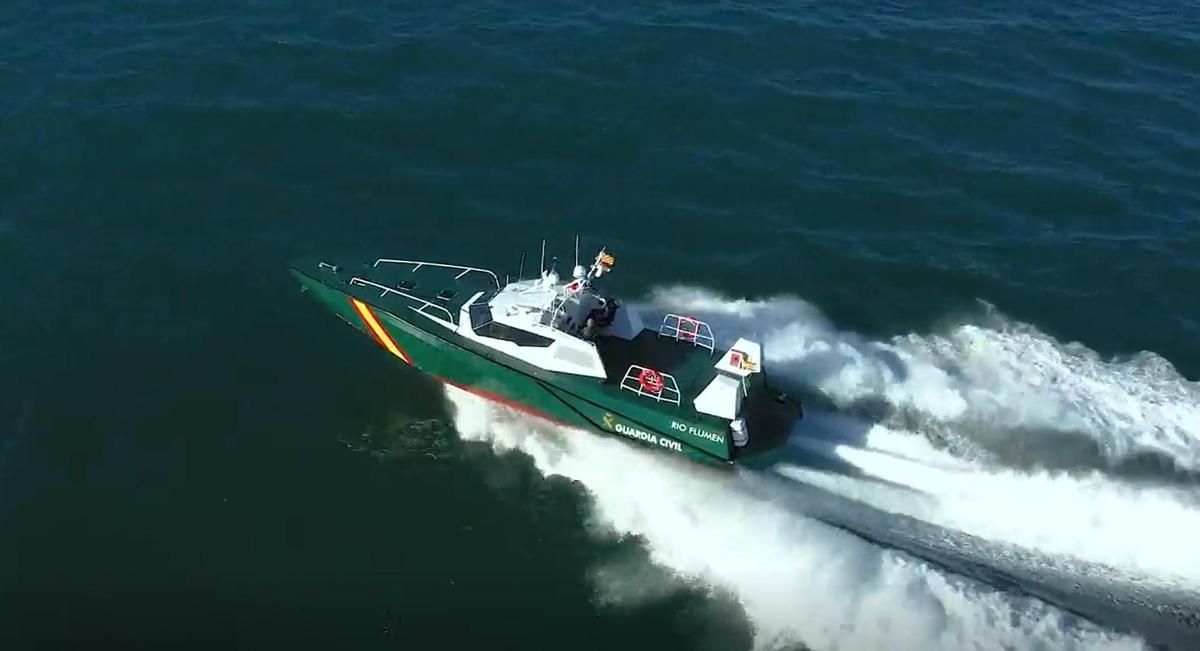 Patrullera H60 Rio Flumen, la más veloz de la Guardia Civil