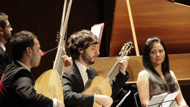 «Forma Antiqva», durante un concierto en el Jovellanos.