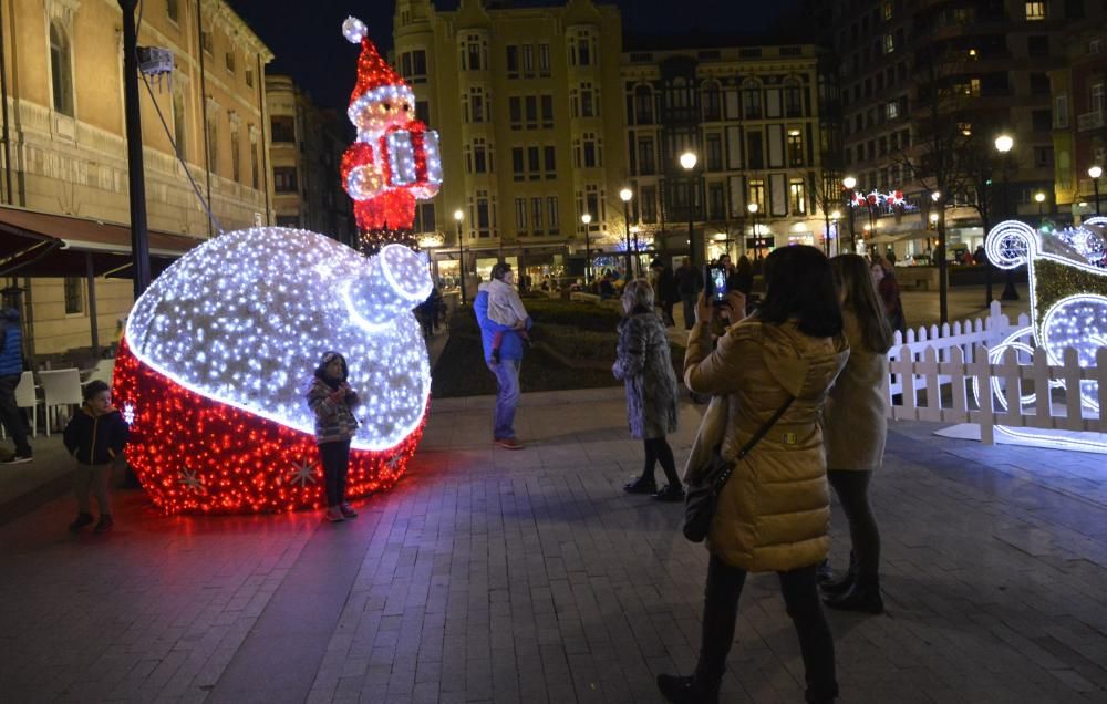 Luces de Navidad en Gijón