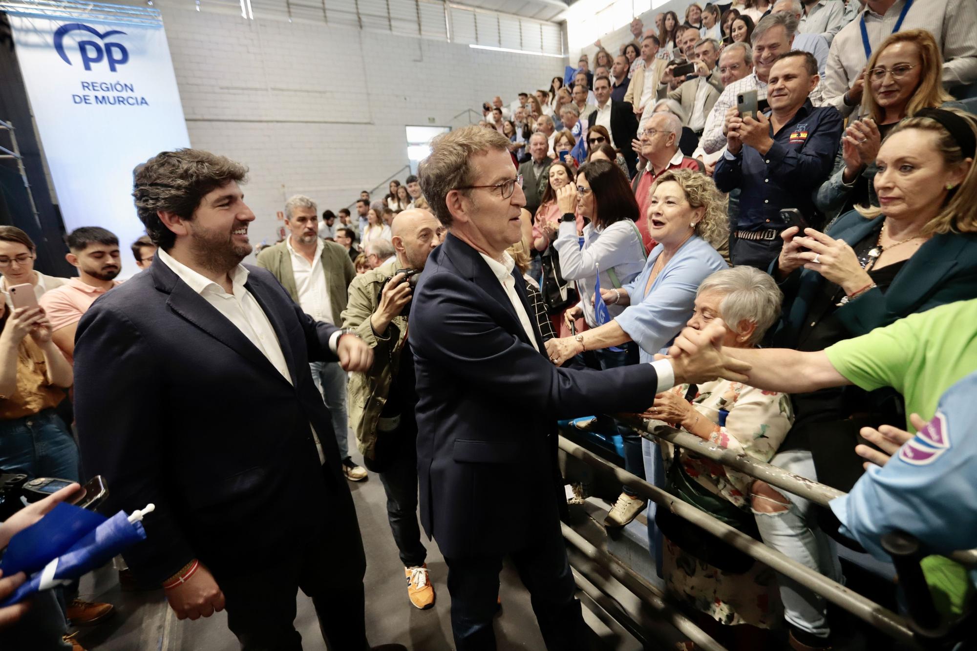 Acto del PP en Murcia con Feijóo