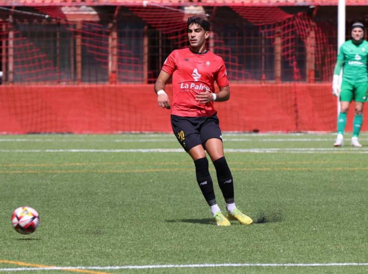 Christian Toboso, jugador del equipo rojinegro.