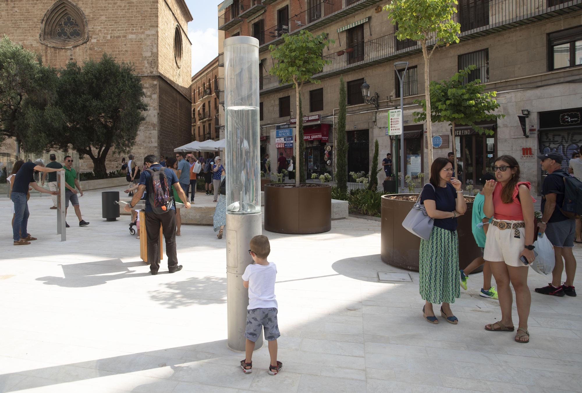 Así luce la nueva Plaza de la Reina tras la reforma integral