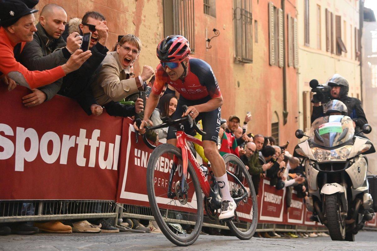 Tom Pidcock, en la Strade Bianche