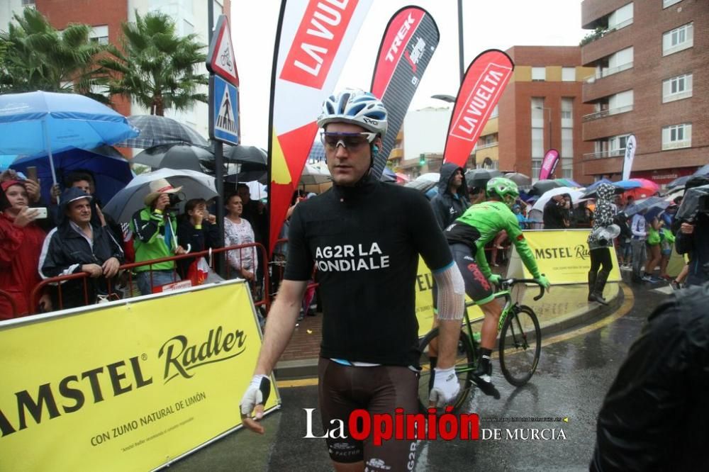 Salida de la Vuelta Ciclista a España desde Lorca