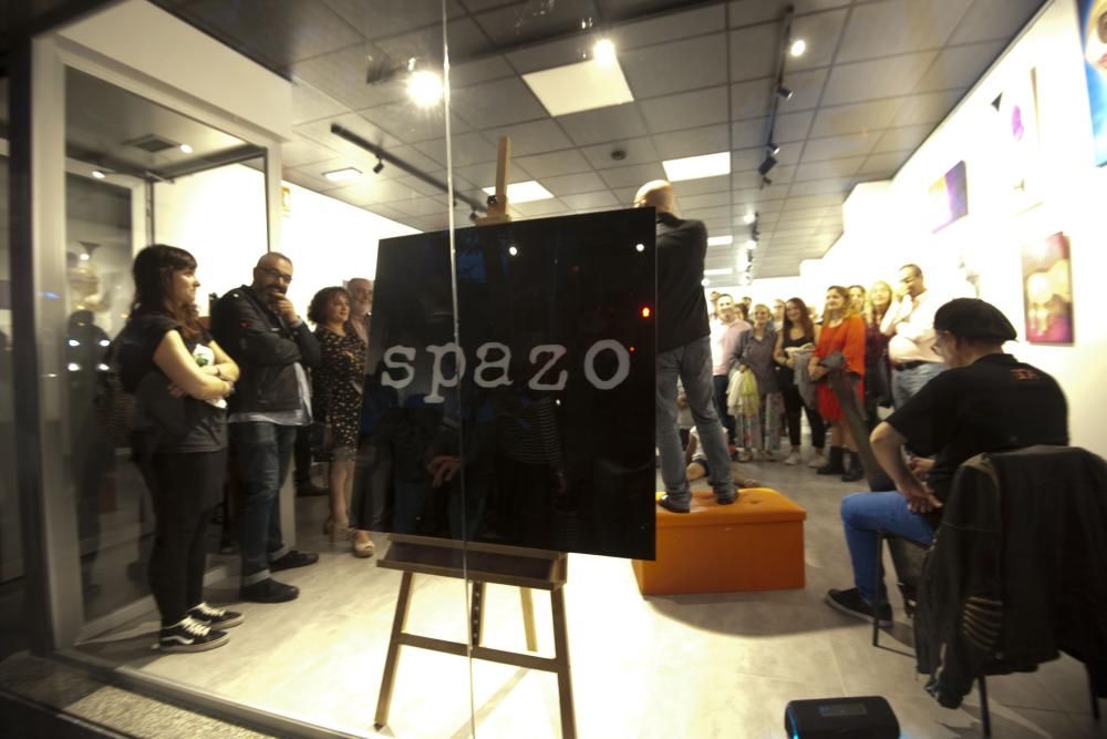 Inauguración de la galería Spazo en Os Mallos