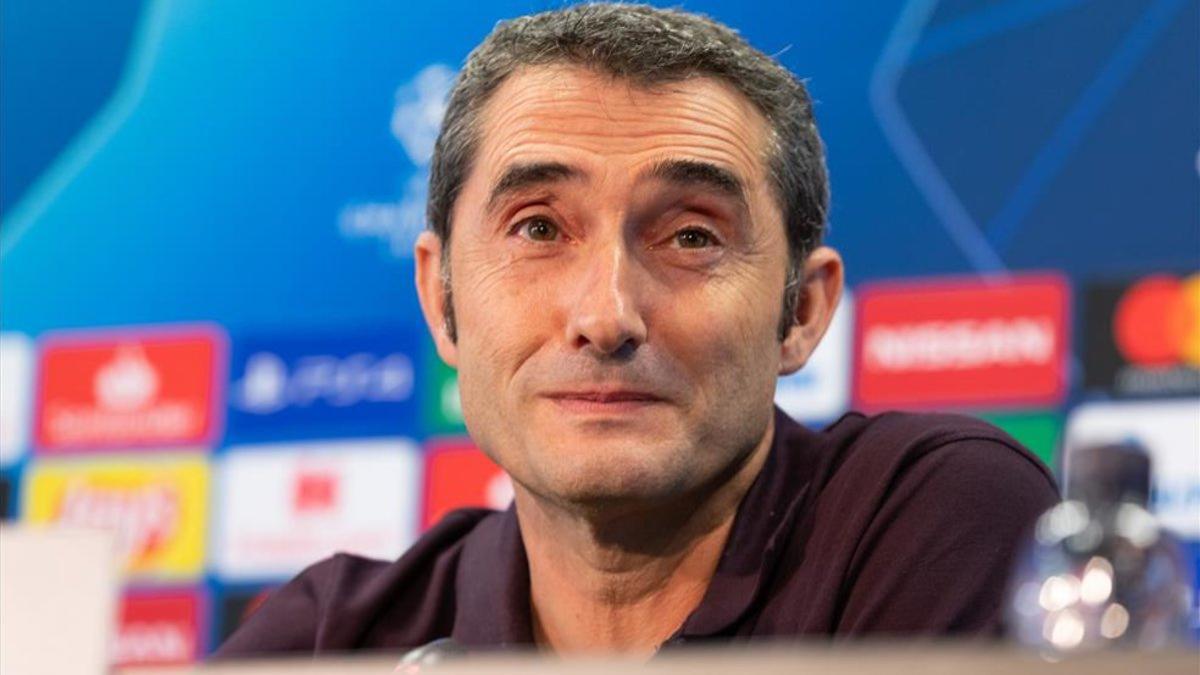 Ernesto Valverde intenta que la plantilla se centre en el partido de mañana