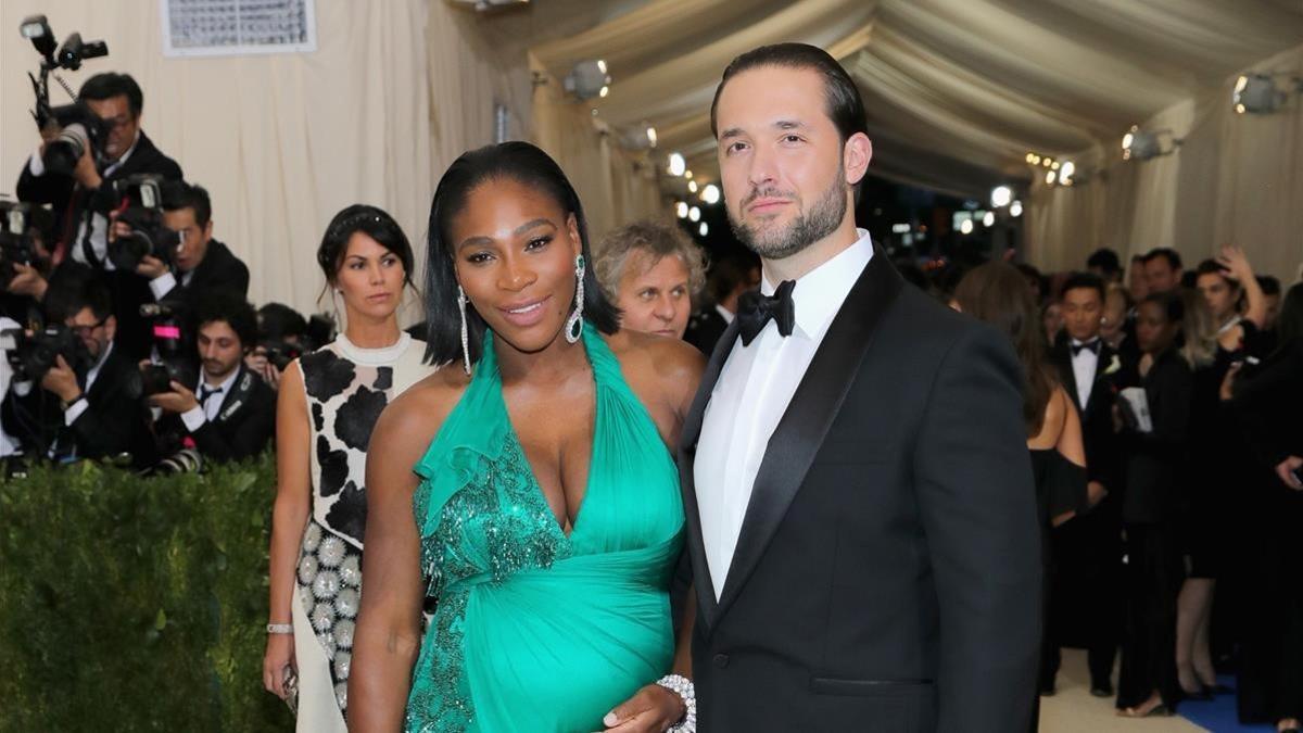 Serena Williams y su marido, Alexis Ohanian, en una imagen reciente.