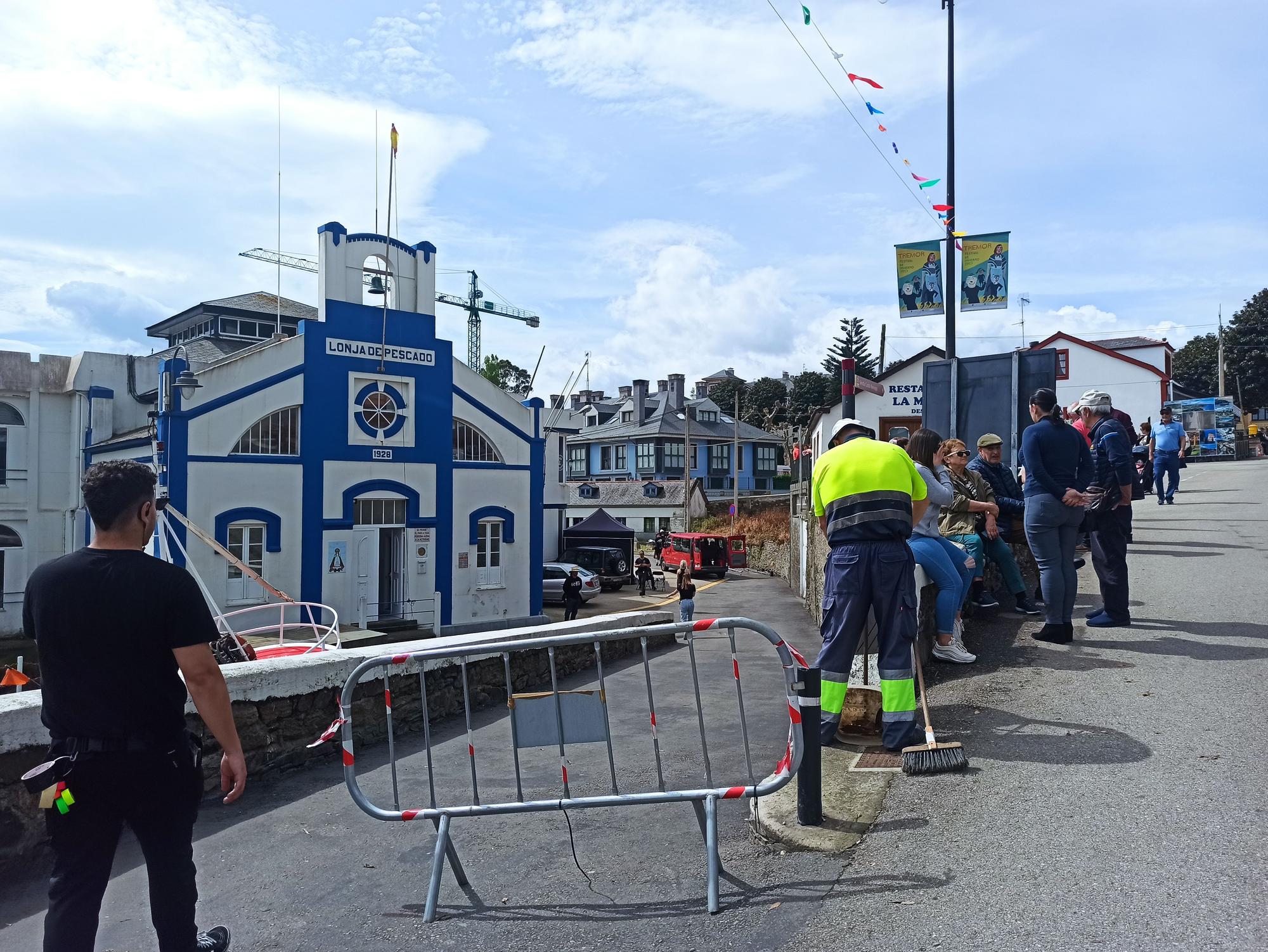 Puerto de Vega se viste de fiesta de Las Telayas para el rodaje de la nueva serie de Netflix: "Es muy emocionante"