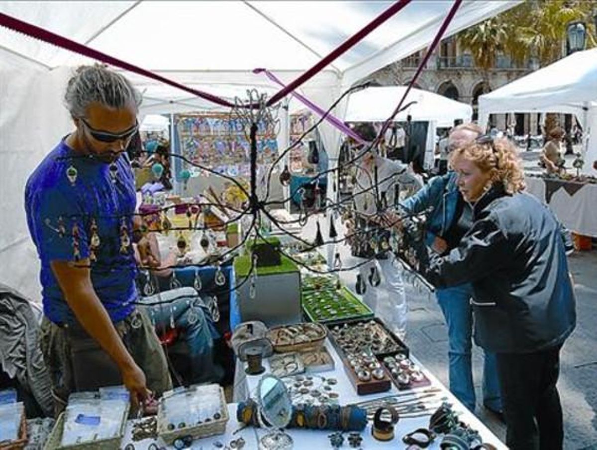 El mercat de Drap-Art, dissabte passat. El mercat de Drap-Art, dissabte passat.