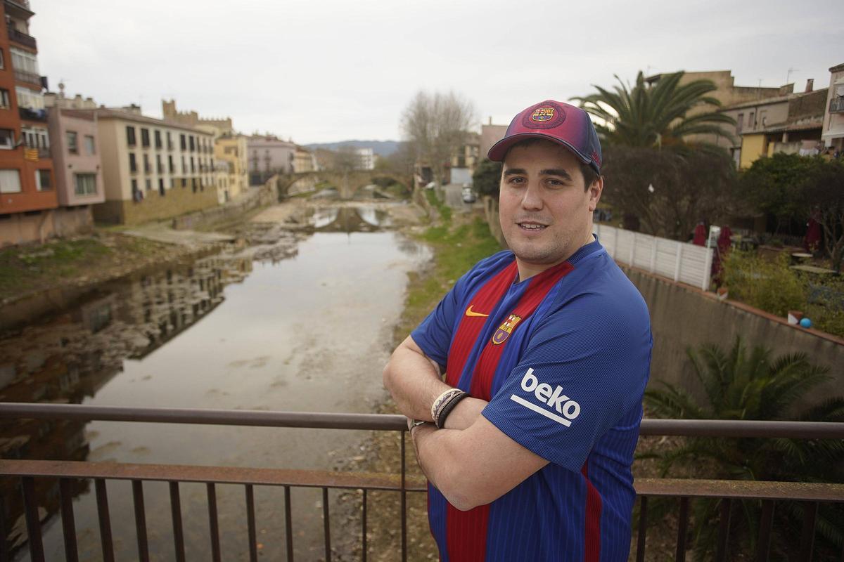 Dani Juan, a la Bisbal d'Empordà