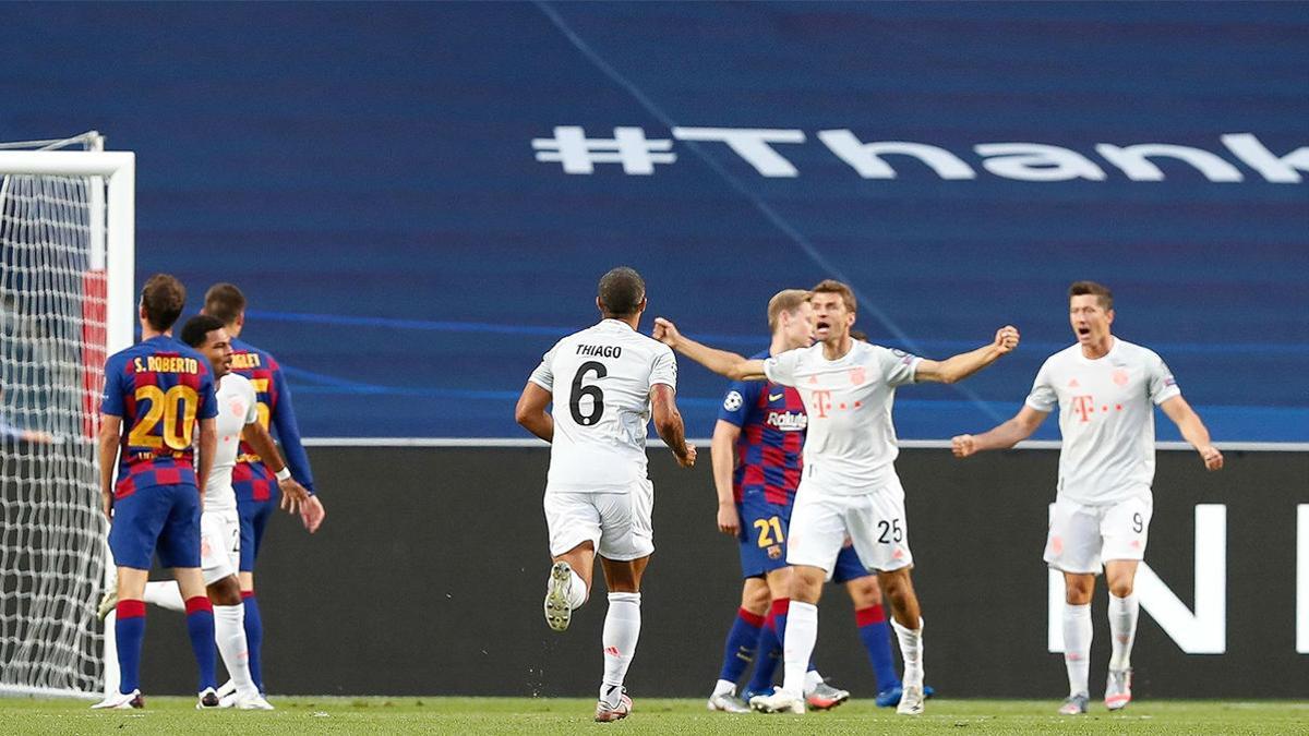 La pesadilla del Barça empezó en el minuto 4 con el gol de Müller