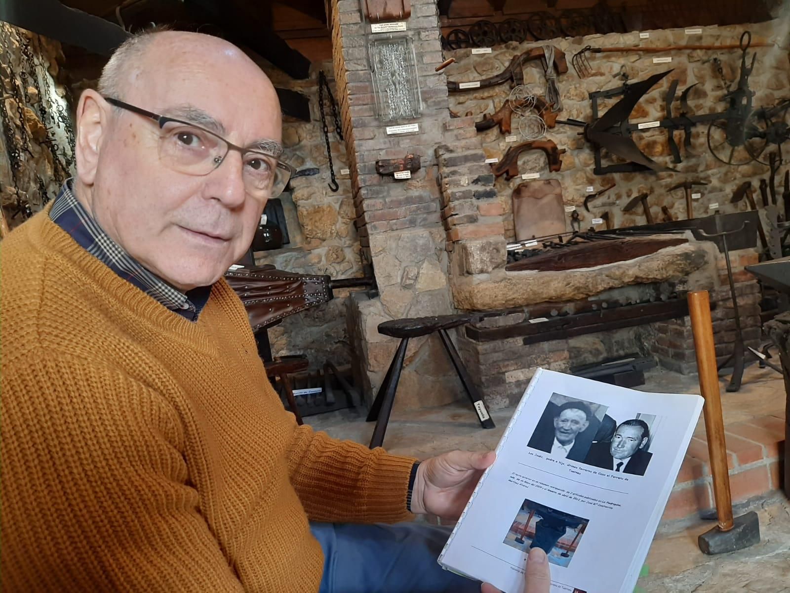 Una fragua llena de historia: así es el museo particular de Chema Martínez en Tuernes
