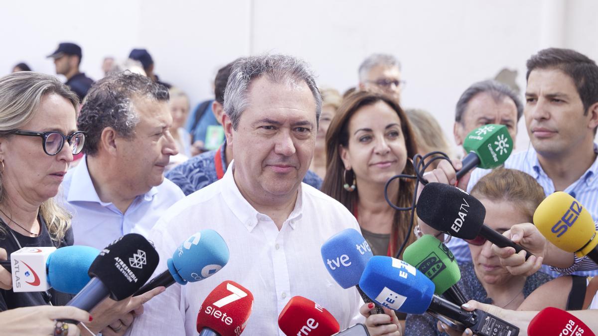 Juan Espadas, secretario general del PSOE andaluz.