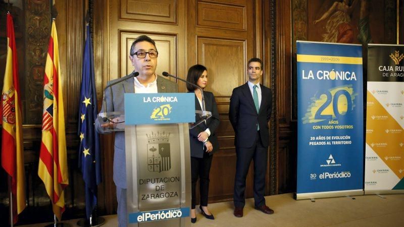 Las Crónicas de EL PERIÓDICO DE ARAGÓN celebran su 20 aniversario