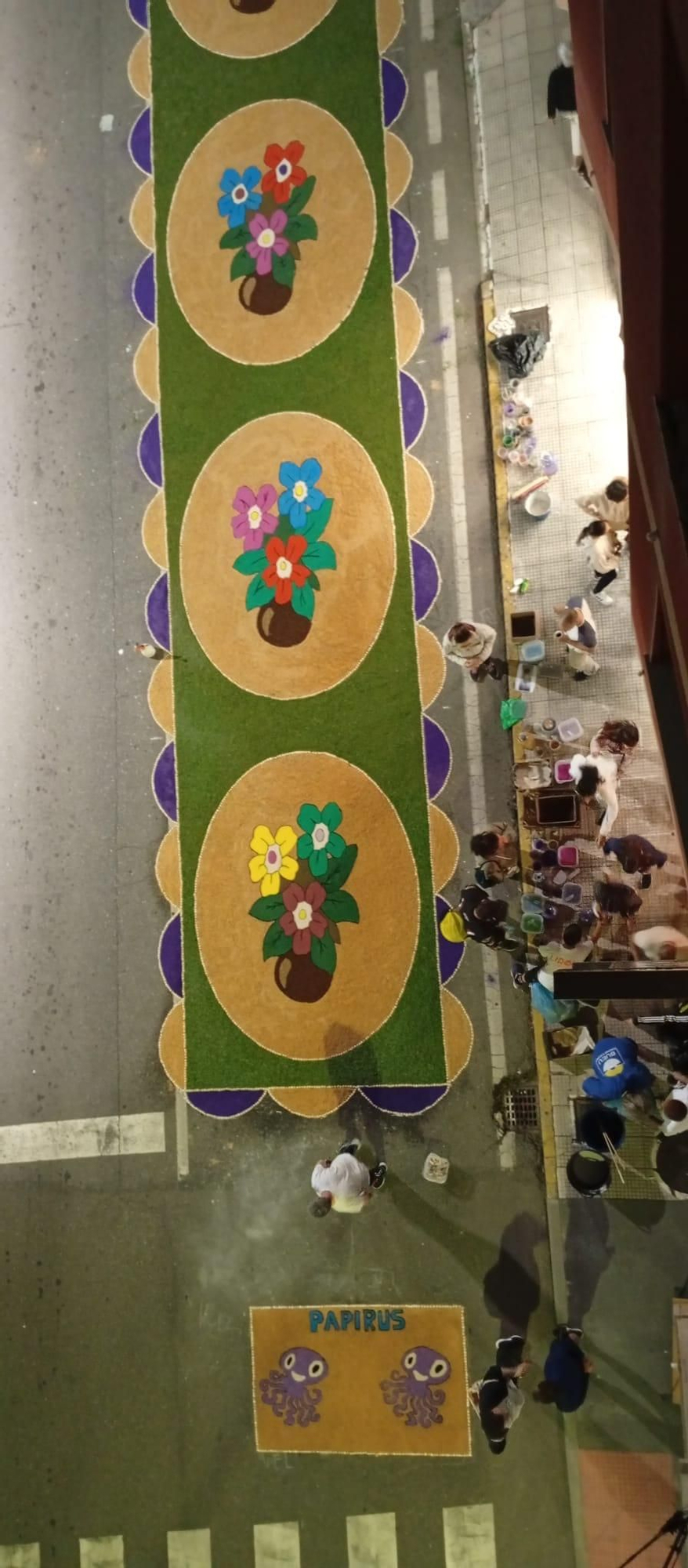 La fiesta de las alfombras florales del Corpus en Bueu (II)