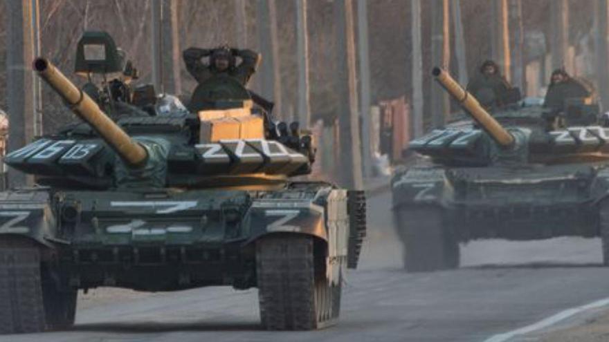 Tancs russos a Donetsk | EUROPA PRESS