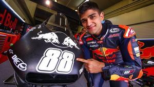 Jorge Martin y su nueva KTM de Moto2.