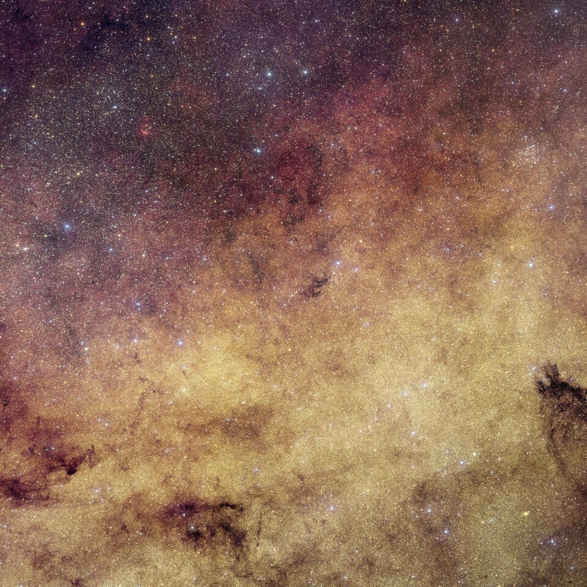 Imagen captada por la misión Euclid del centro de nuestra galaxia.
