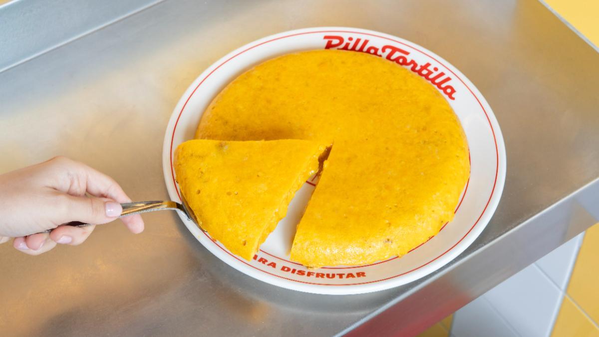 La nueva tortilla de patata de 'Pilla Tortilla'.