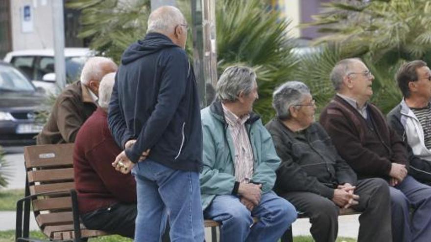 Un grupo de jubilados.