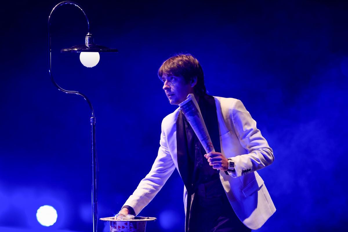 El Mago Nacho durante una actuación.