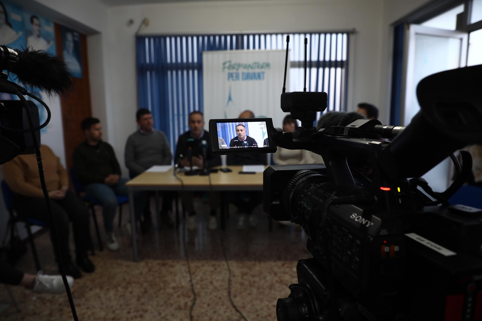 Rueda de prensa de Sa Unió sobre la destitución de Alcaraz